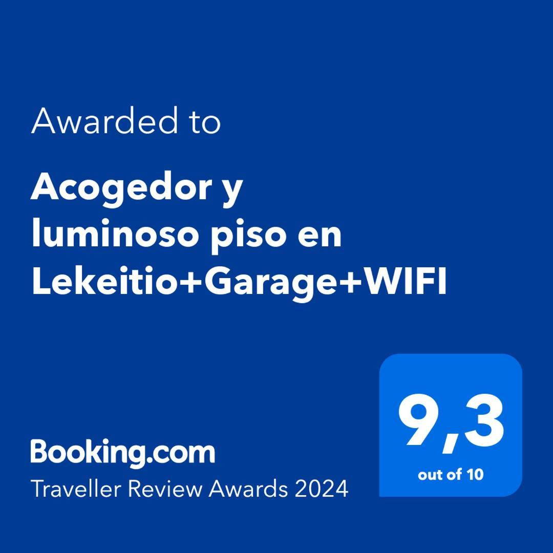 Apartamento Lekeitio, Garaje Y Wifi Bagian luar foto